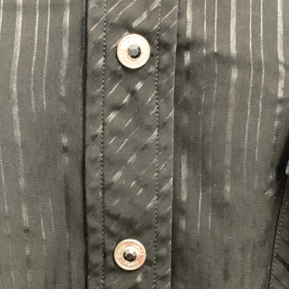 Liquid black men’s medium Western Shirt - Picture 2 of 4